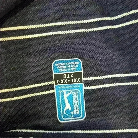 PGA Tour Men's XXL Striped Navy Golf Polo Shirt - Picture 9 of 11